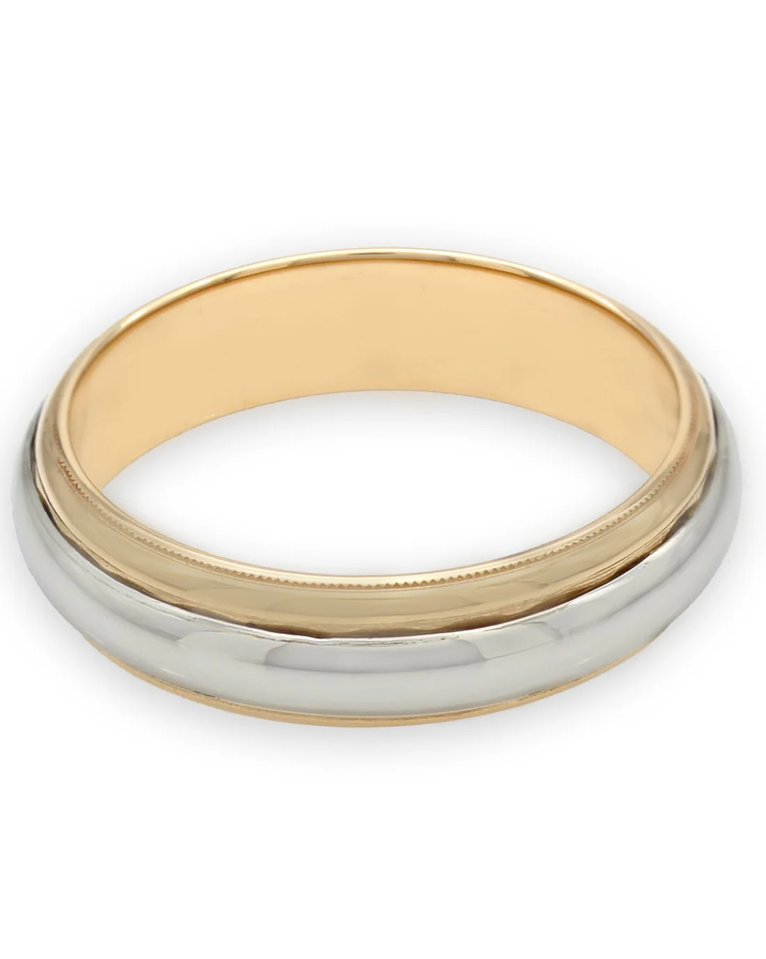 Gentlemans Two Toned Milgrain Edge Band - Image 2