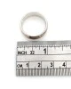 Gentleman's White and Rose Gold Comfort Band - Image 2