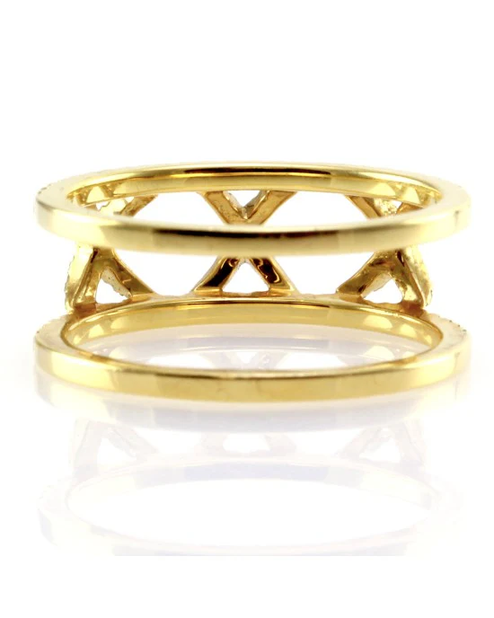 Hidalgo Yellow Diamond X Ring Jacket in Gold - Image 5
