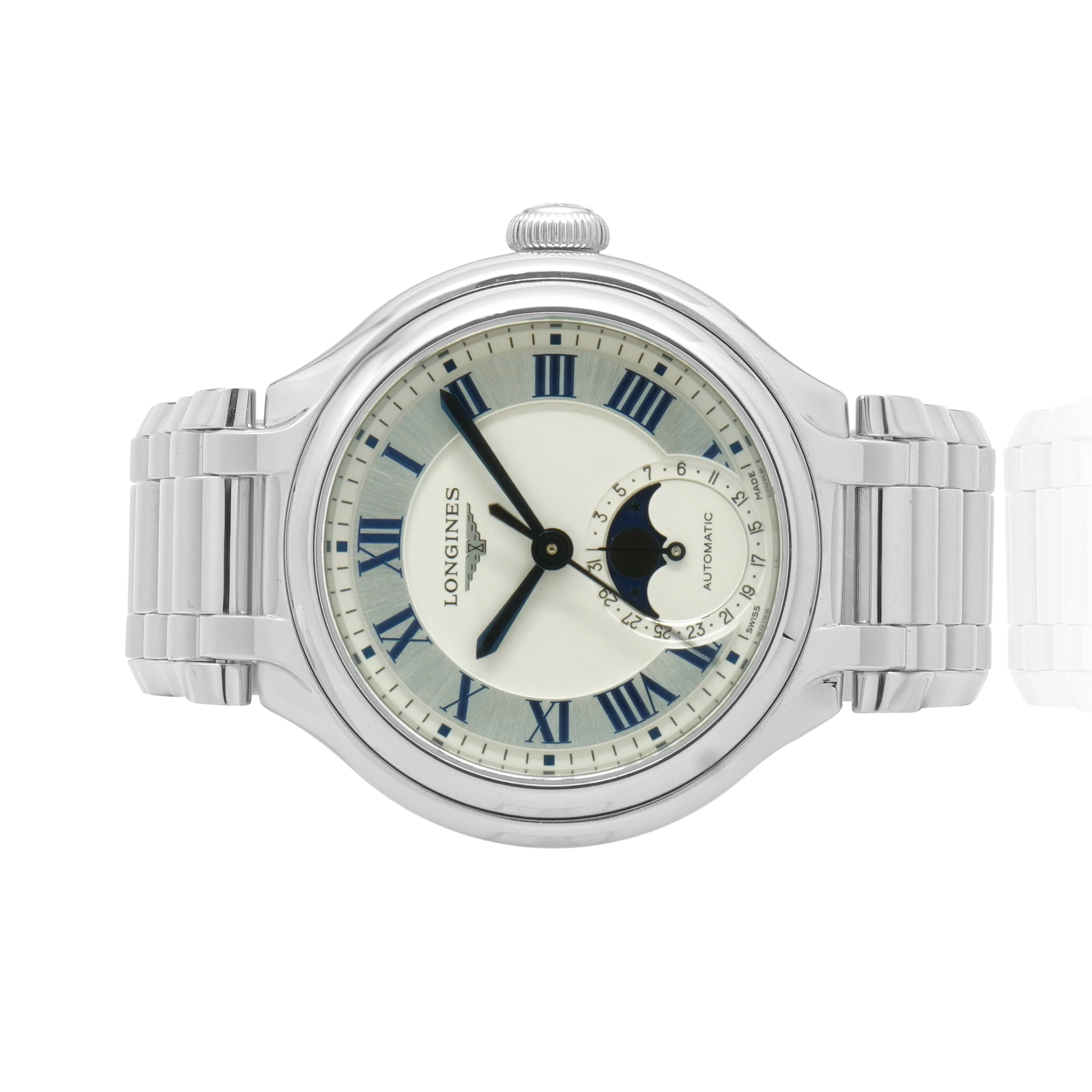 Longines Stainless Steel Primaluna Moonphase 34mm - Image 2