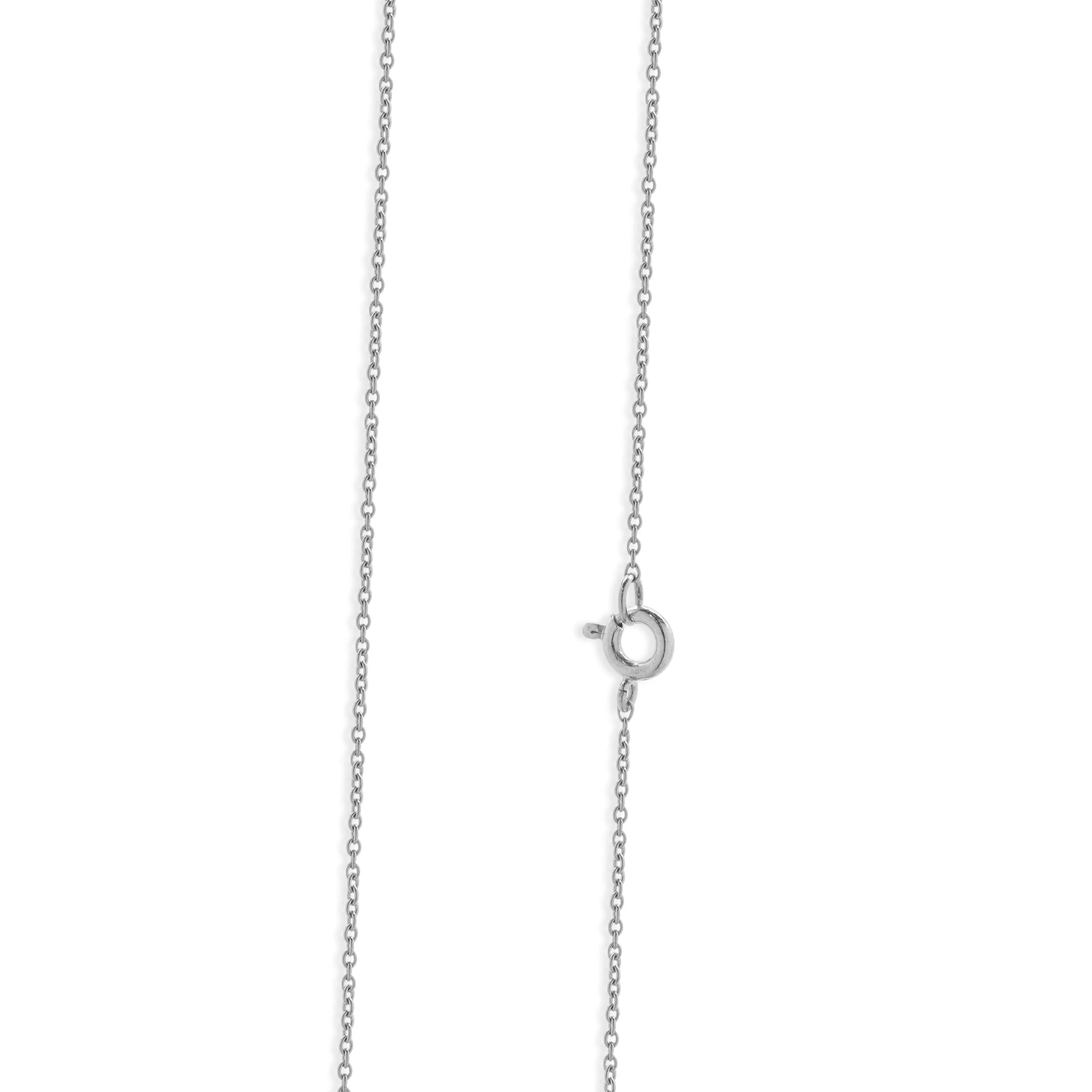 Michael Beaudry Platinum Diamond Infinity Crossover Necklace - Image 3