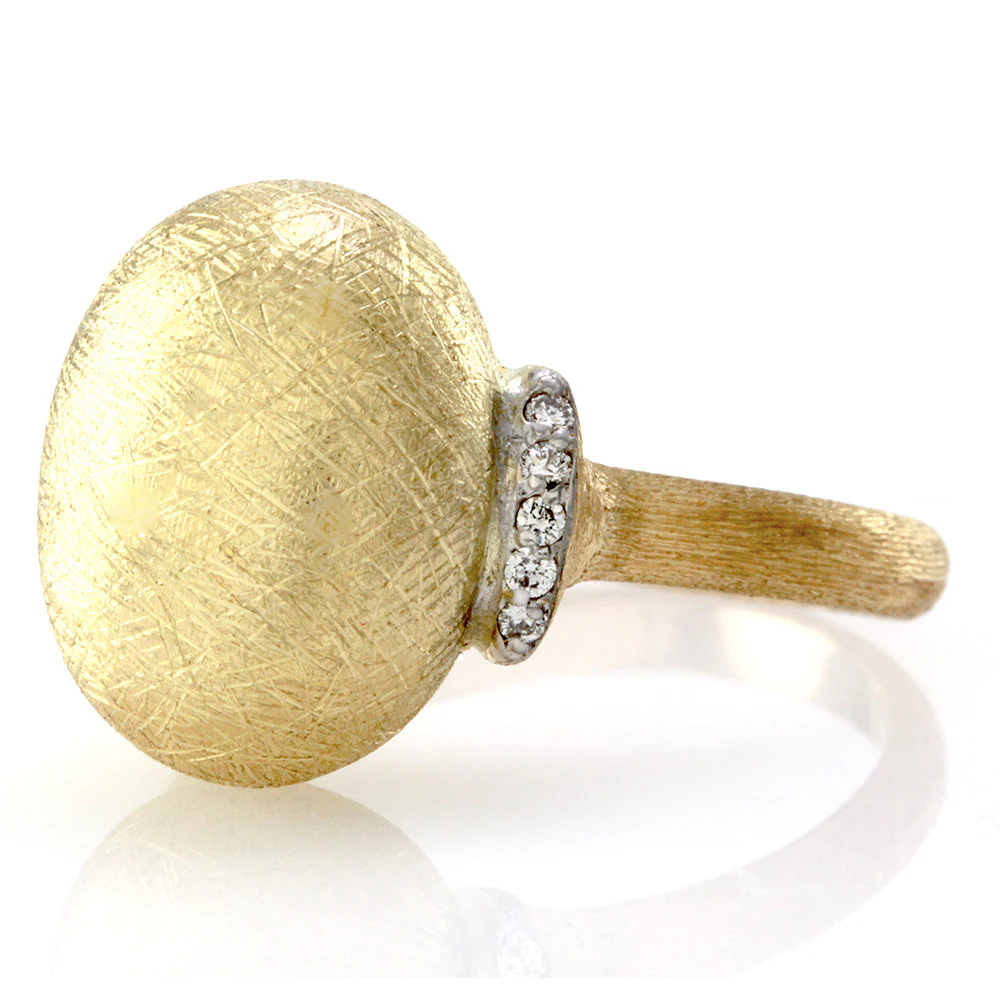 Nanis Dancing in the Rain Collection Diamond Oval Ring
