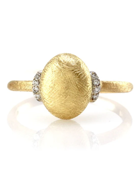 Nanis Dancing in the Rain Collection Pave Diamond Accents Ring in 18K Gold - Image 2