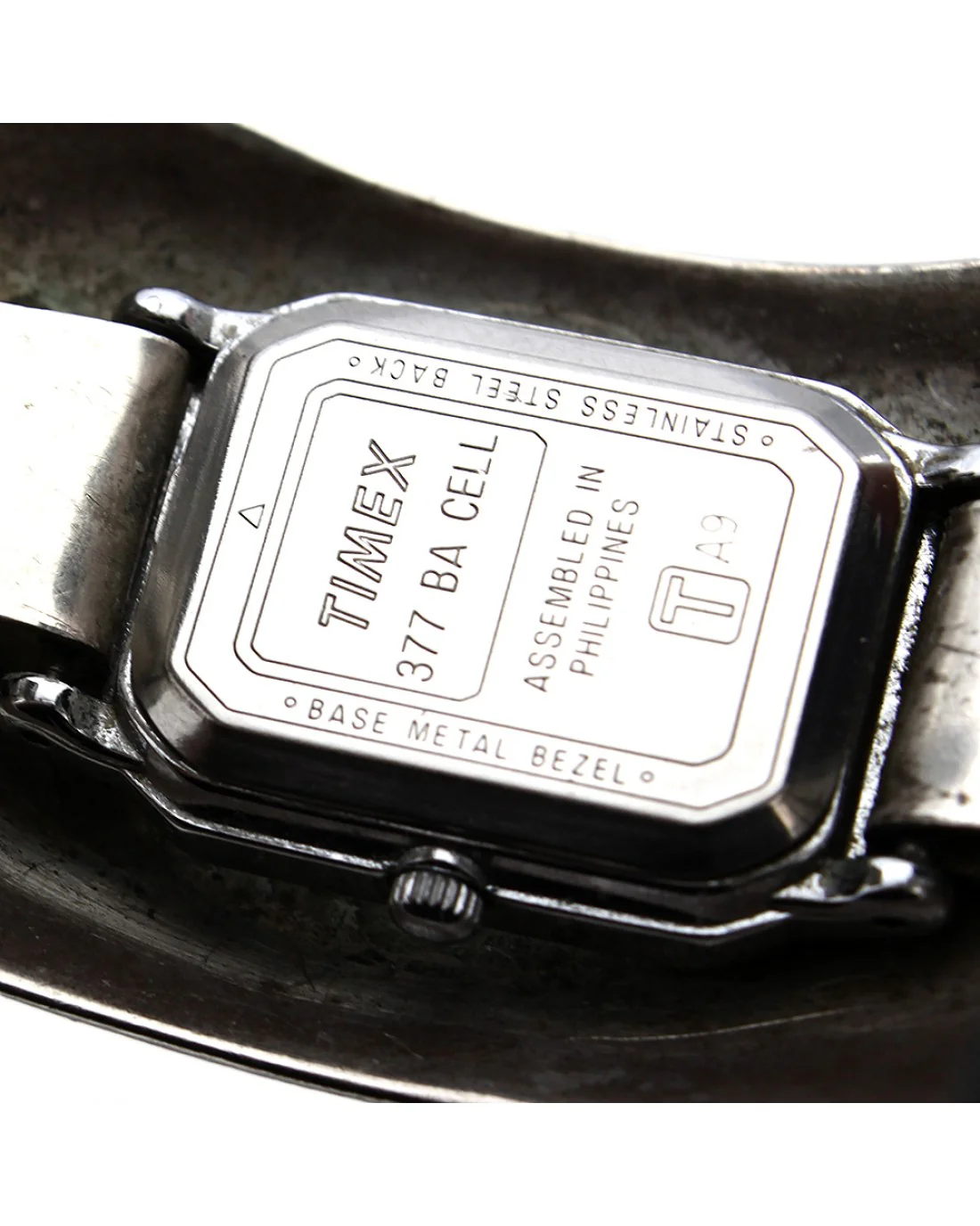 Navajo J. Wright Sterling Silver Watch Cuff Bracelet - Image 3