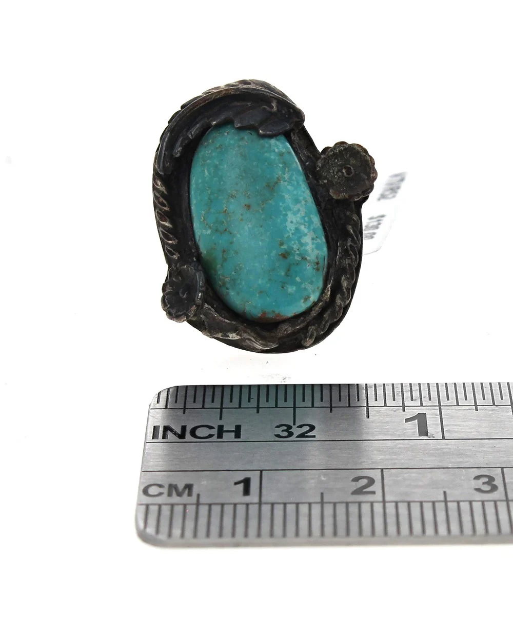 Navajo Sterling Silver & Turquoise Ring - Image 3