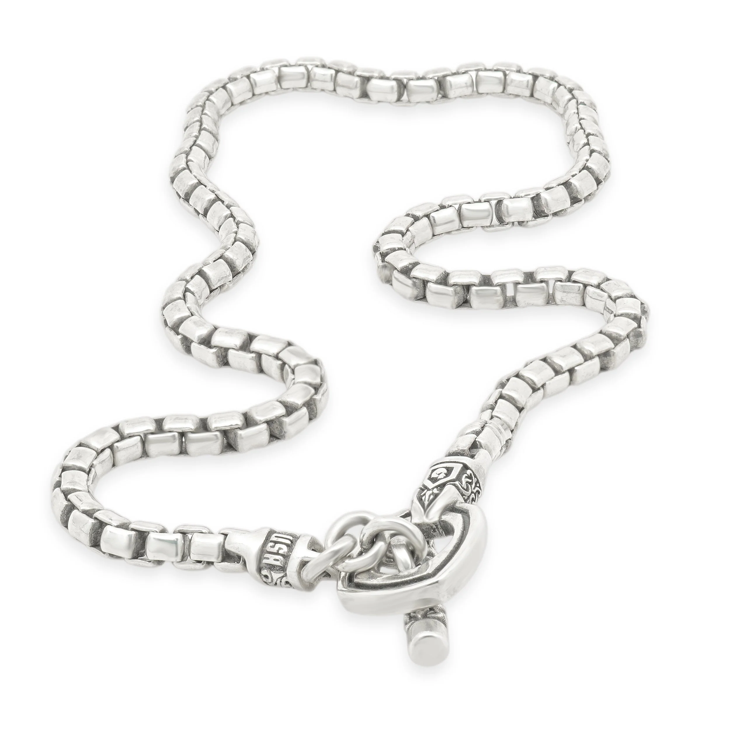 Nightrider Sterling Silver Toggle Necklace - Image 4