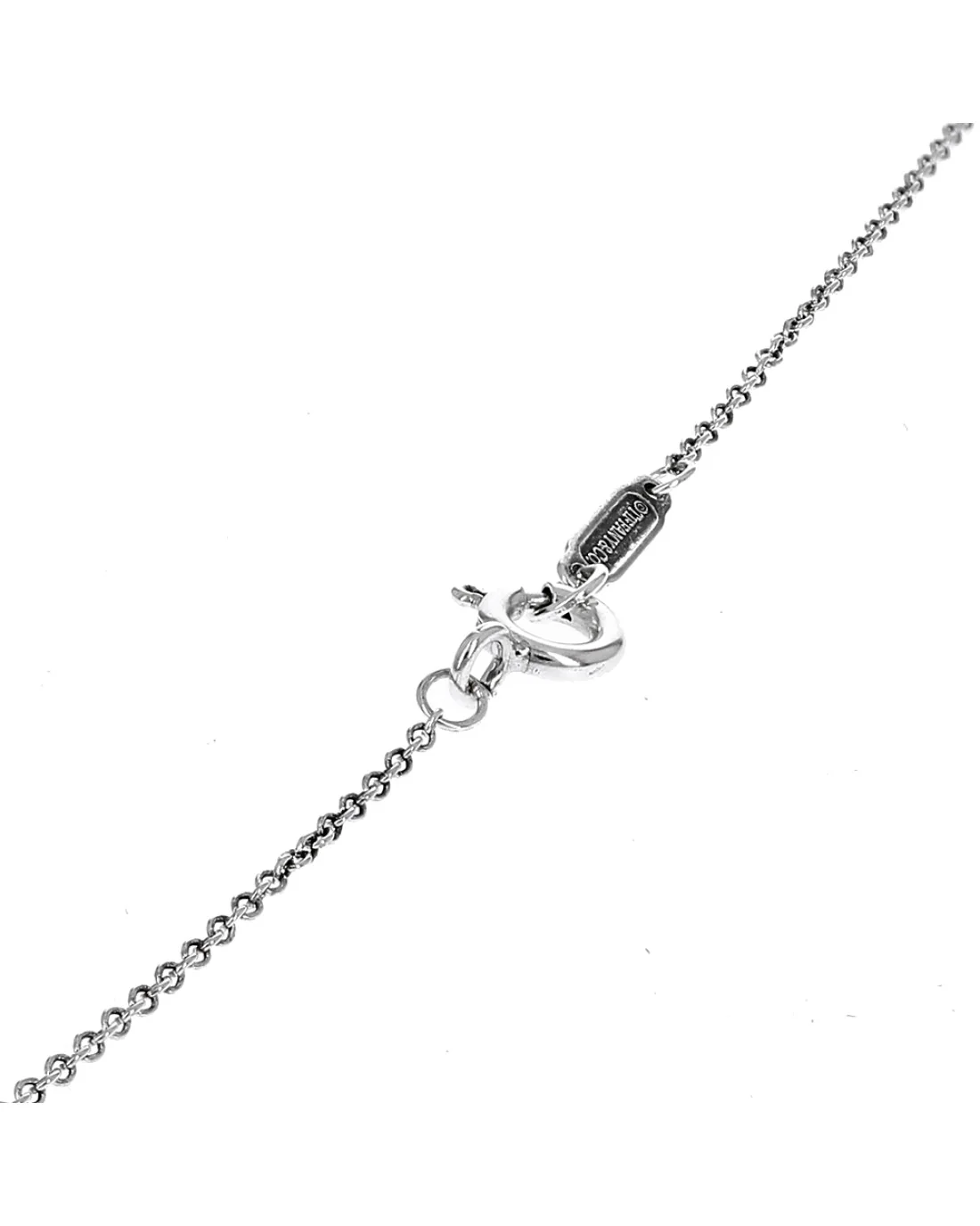 Notes Heart Tag Necklace in Sterling Silver - Image 2