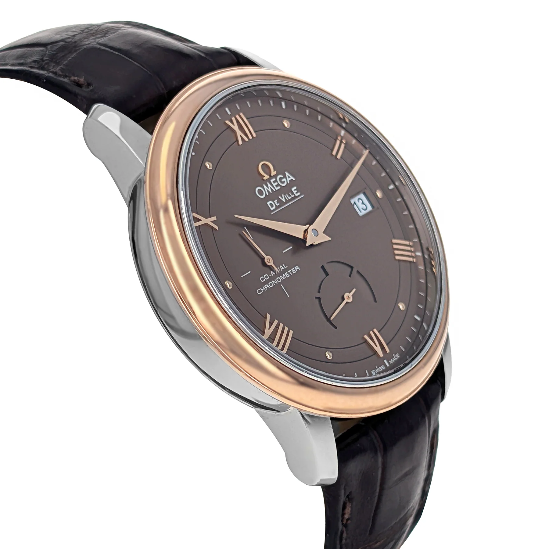 Omega De Ville Prestige 39.5mm Stainless Steel Rose Gold 424.23.40.21.13.001 - Image 2