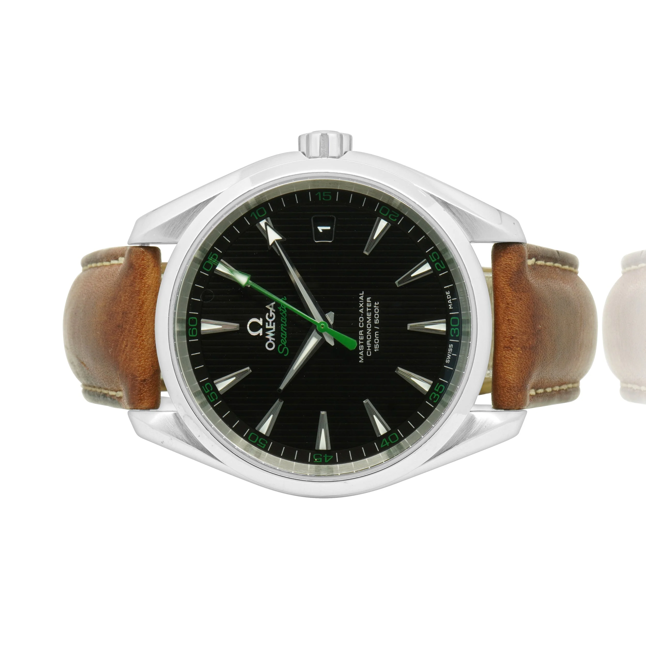 Omega Stainless Steel Seamaster Aqua Terra 41.5mm Black Dial - Image 2