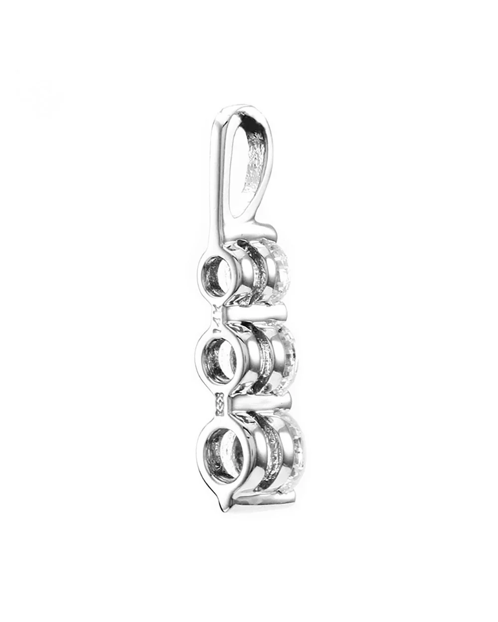 Past, Present, Future Diamond Pendant - Image 2