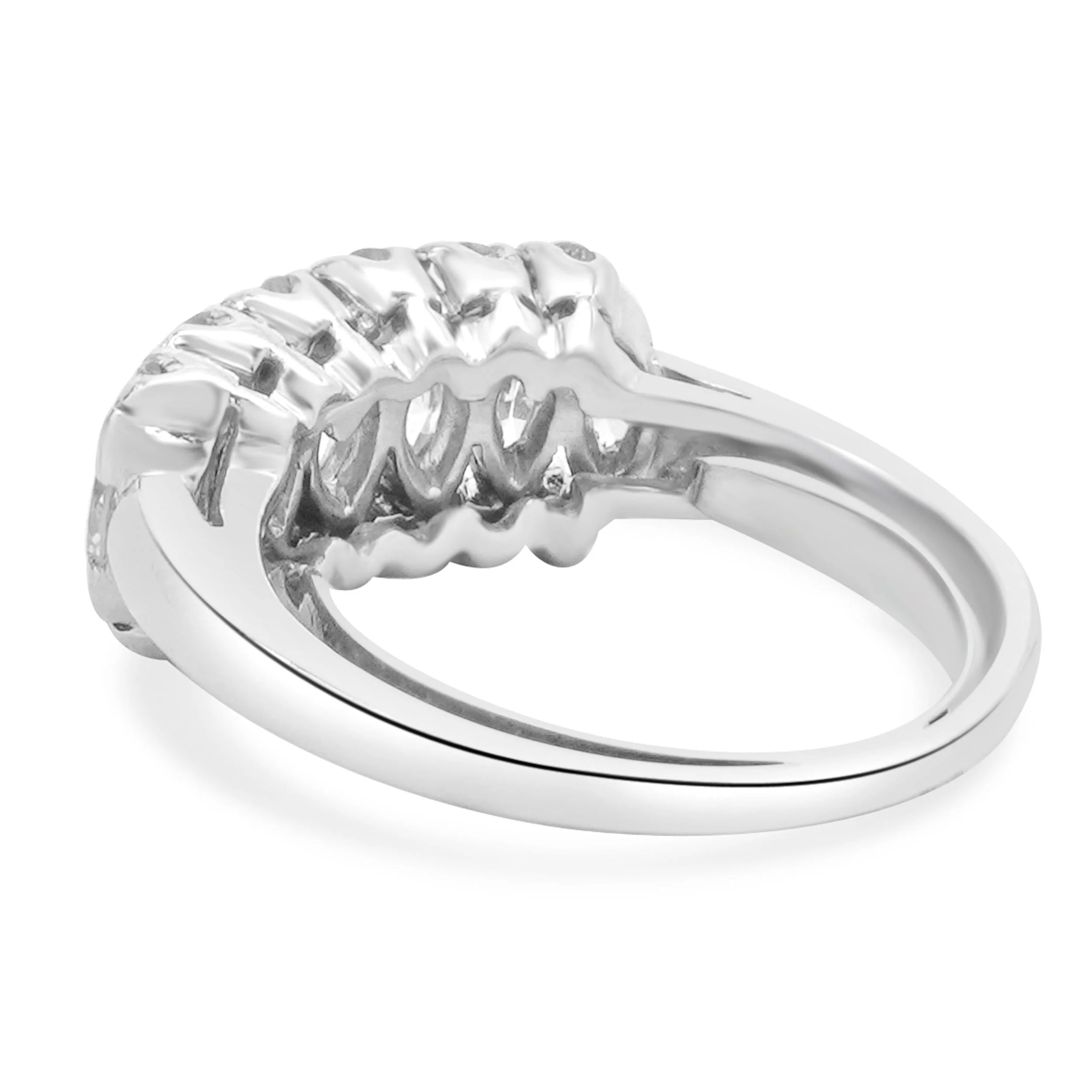 Platinum Marquise Diamond Band - Image 3