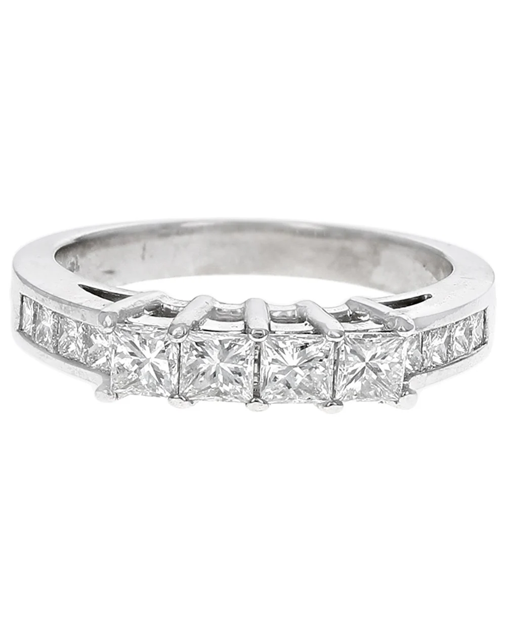Princess Cut Diamond Ring in White Gold - Image 2