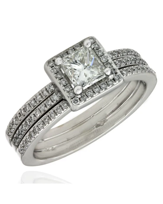 Princess Cut Diamond Solitaire Engagement Ring