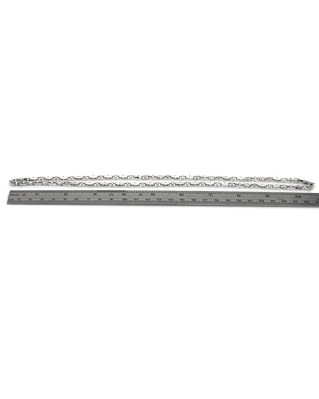 Rectangular Link Mariner Chain Necklace - Image 3