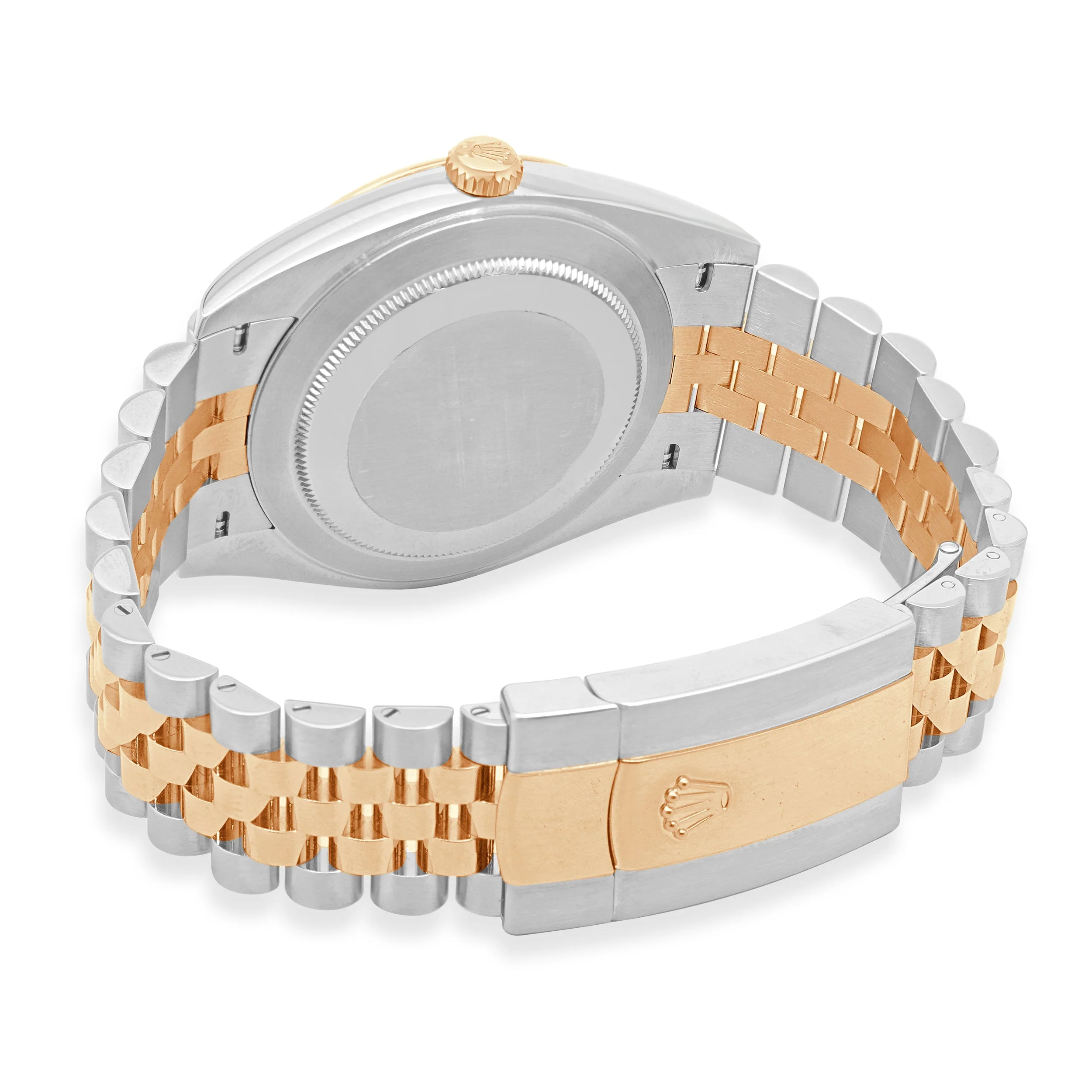 Rolex 18 Karat Rose Gold & Stainless Steel Wimbledon Datejust 41mm - Image 3