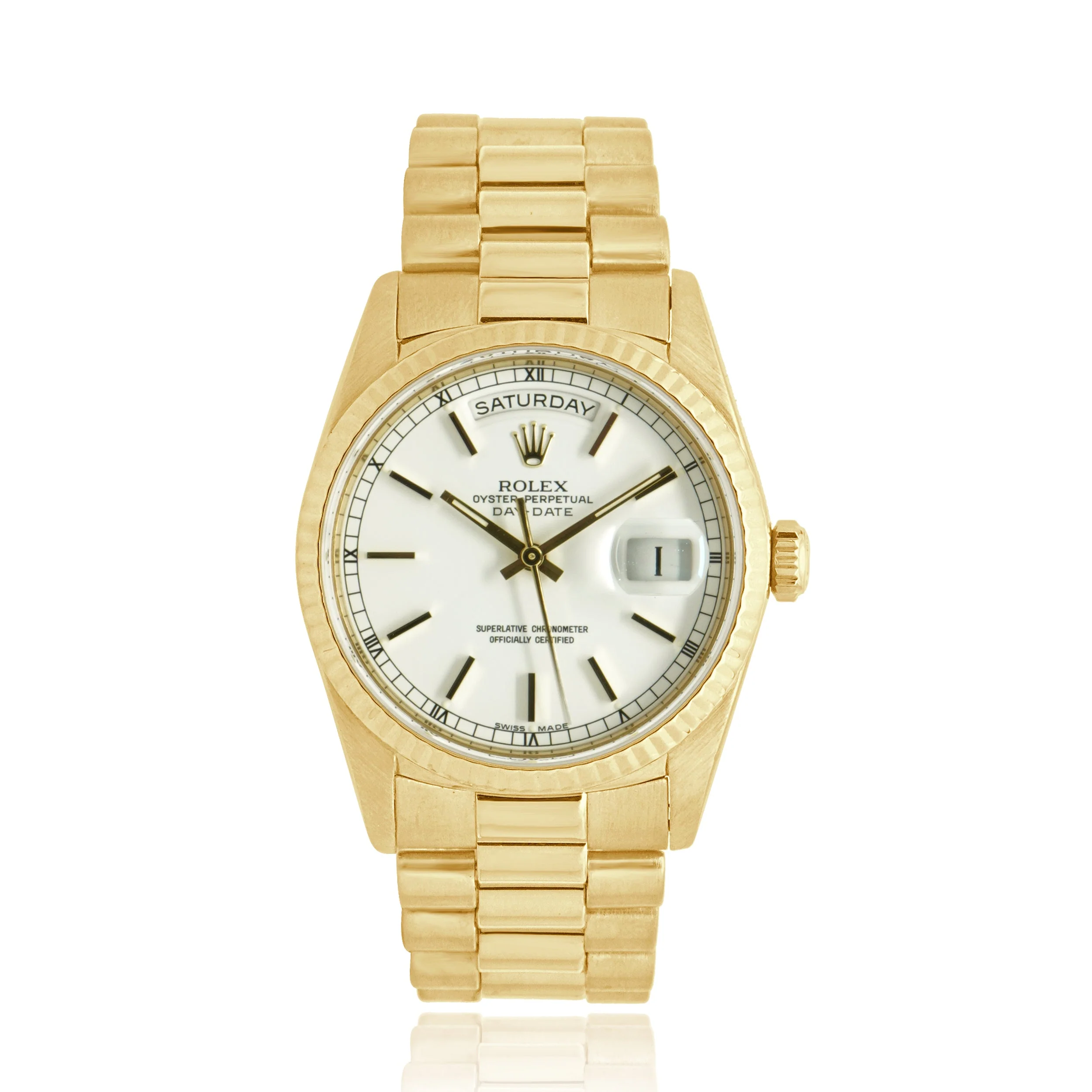 Rolex 18 Karat Yellow Gold Day-Date President 36mm