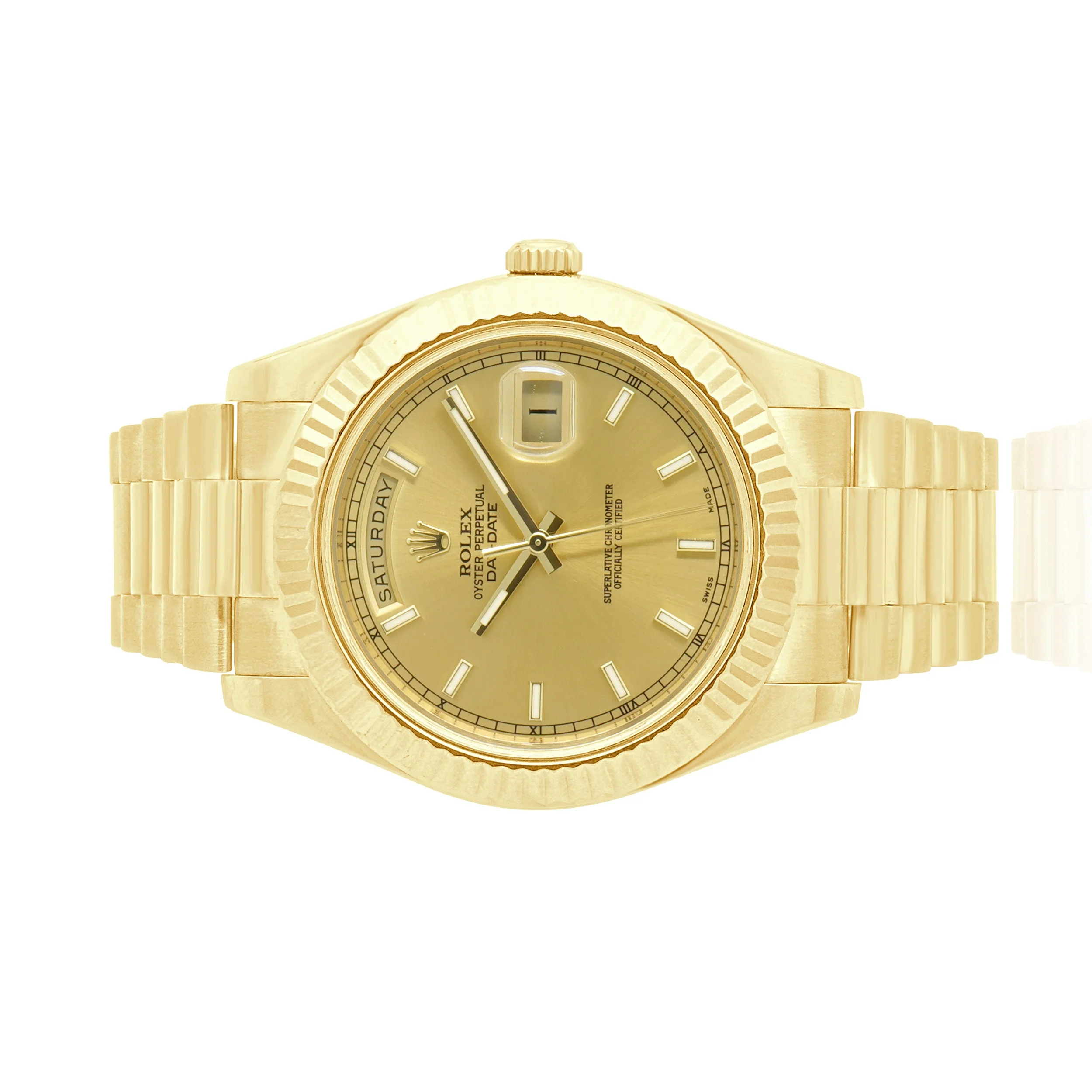 Rolex 18K Yellow Gold Datejust President II 41mm - Image 2