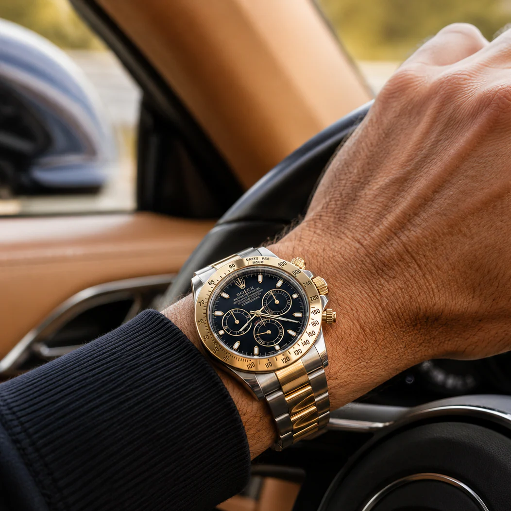 Rolex Cosmograph Daytona 40mm Stainless Steel Yellow Gold 116523 - Image 6