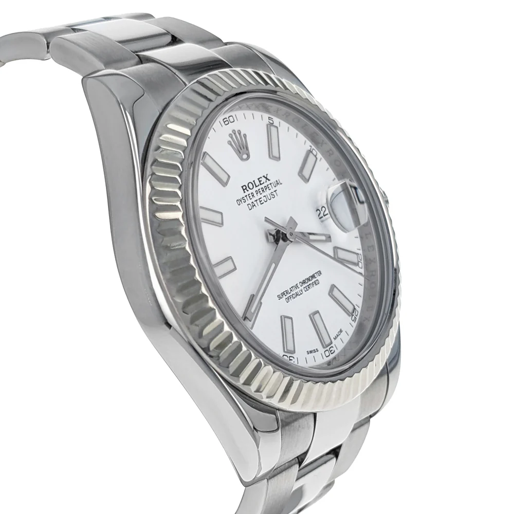 Rolex Datejust 41 Stainless Steel White Gold 2020 126334 - Image 2