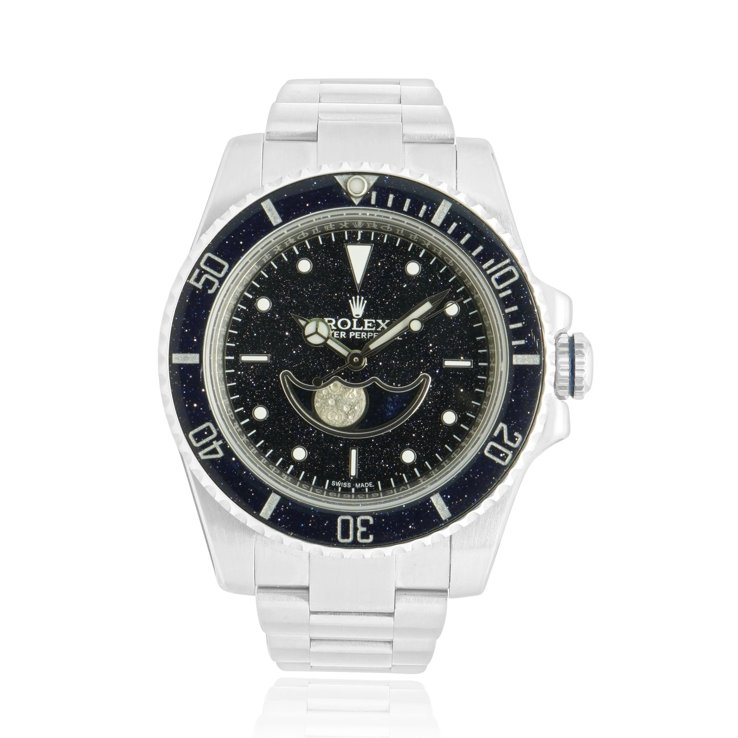 Rolex Stainless Steel Artisans de Geneve "Sea Shepherd Challenge" Submariner Moonphase 40mm