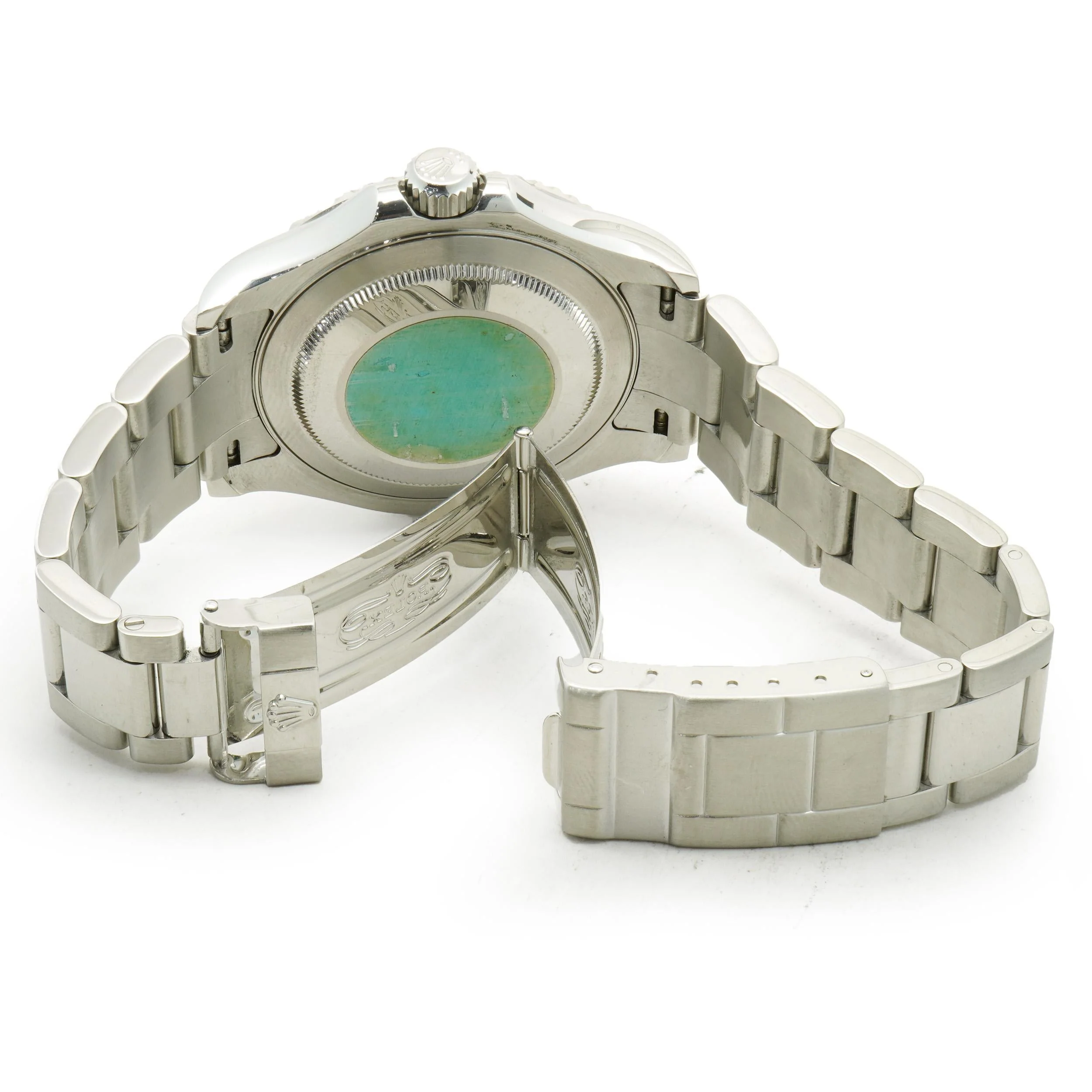 Rolex Stainless Steel Yachtmaster with Platinum Bezel 40mm - Image 3