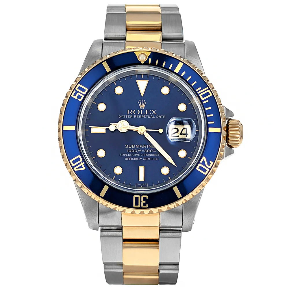 Rolex Submariner Date 40mm Stainless Steel Yellow Gold 16613