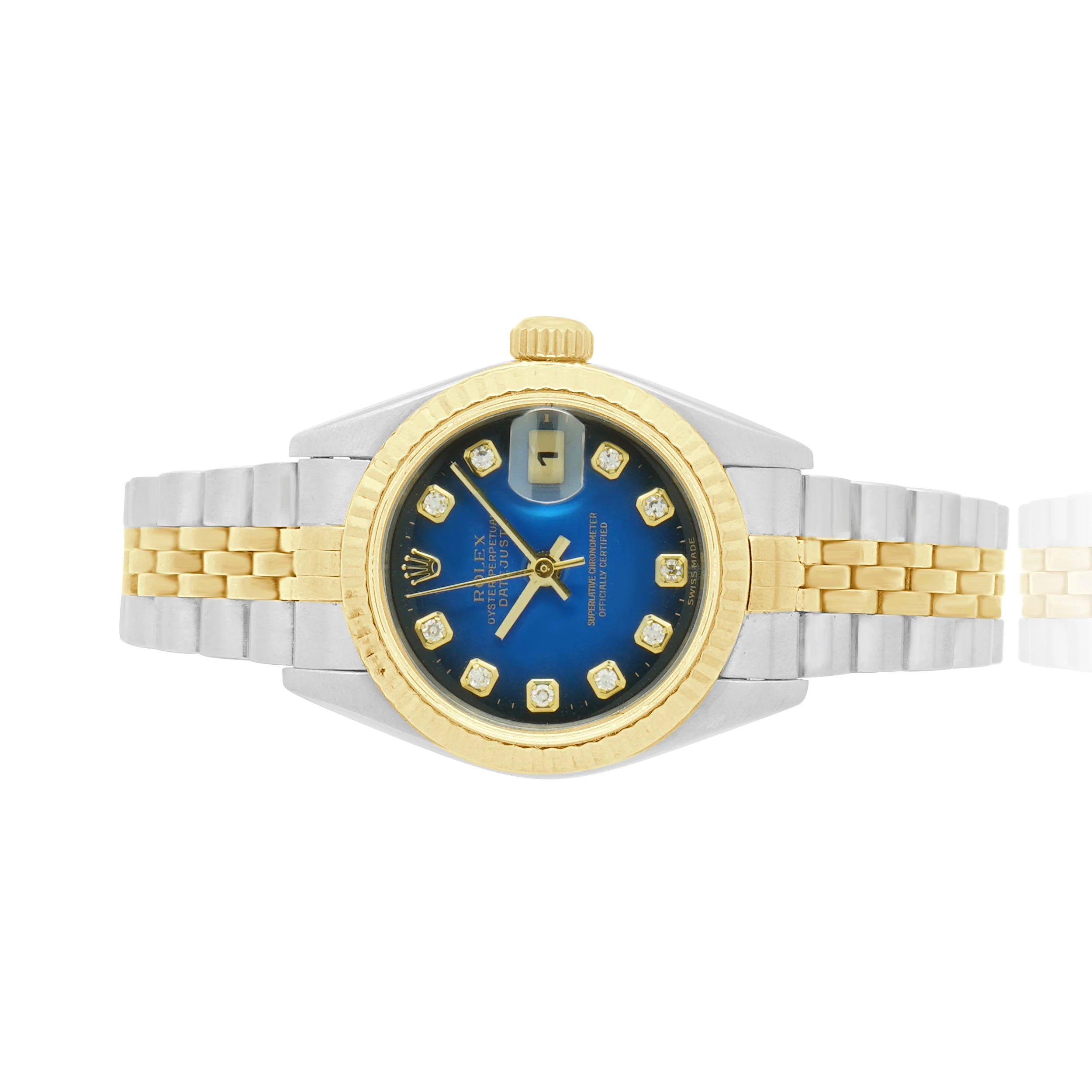 Rolex Two-Tone Stainless Steel and 18 Karat Yellow Gold Datejust 26mm - Image 2