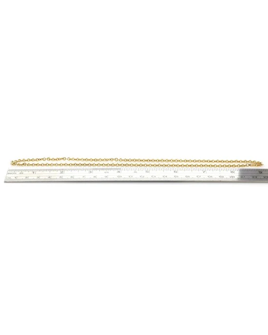Rolo Link Chain Necklace - Image 3
