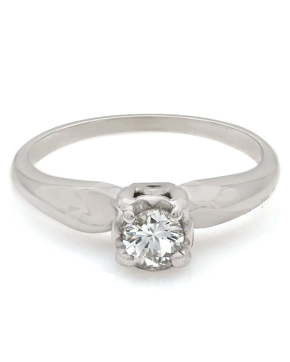 Round Diamond Solitaire Engagement Ring - Image 2