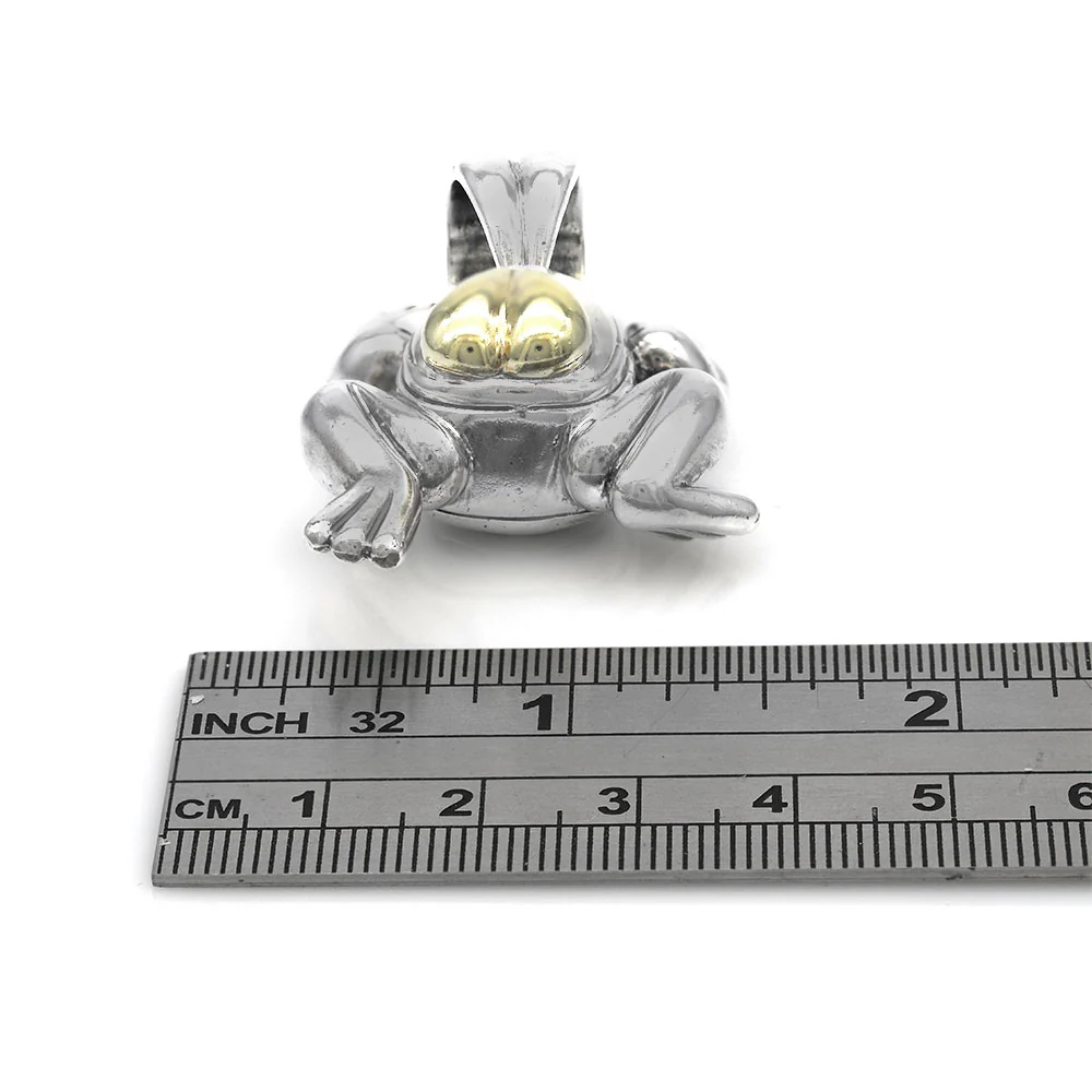 Saint by Sarah Jane Otis Lucky Heart Frog Pendant - Image 3