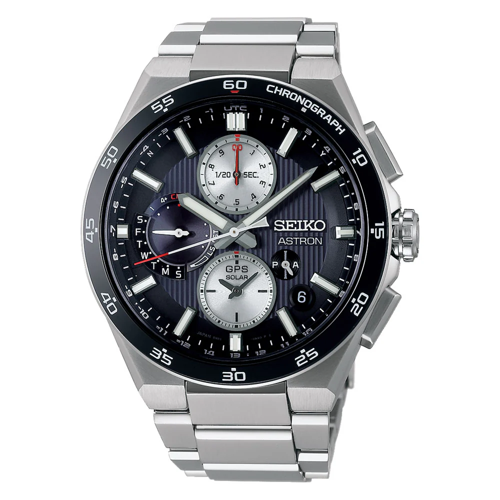 Seiko Astron GPS Solar Dual-Time Chronograph SSH151