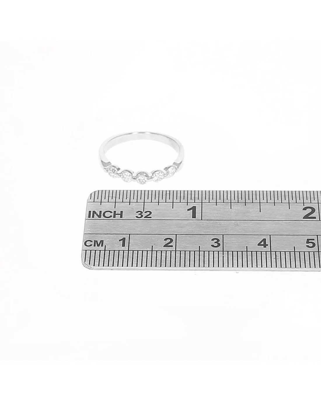 Shared Prong Round Diamond Band - Image 3