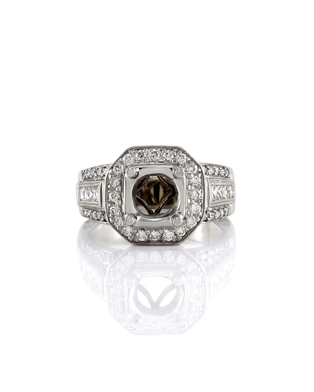 Simon G. Diamond Engagement Ring Mounting in Gold - Image 2