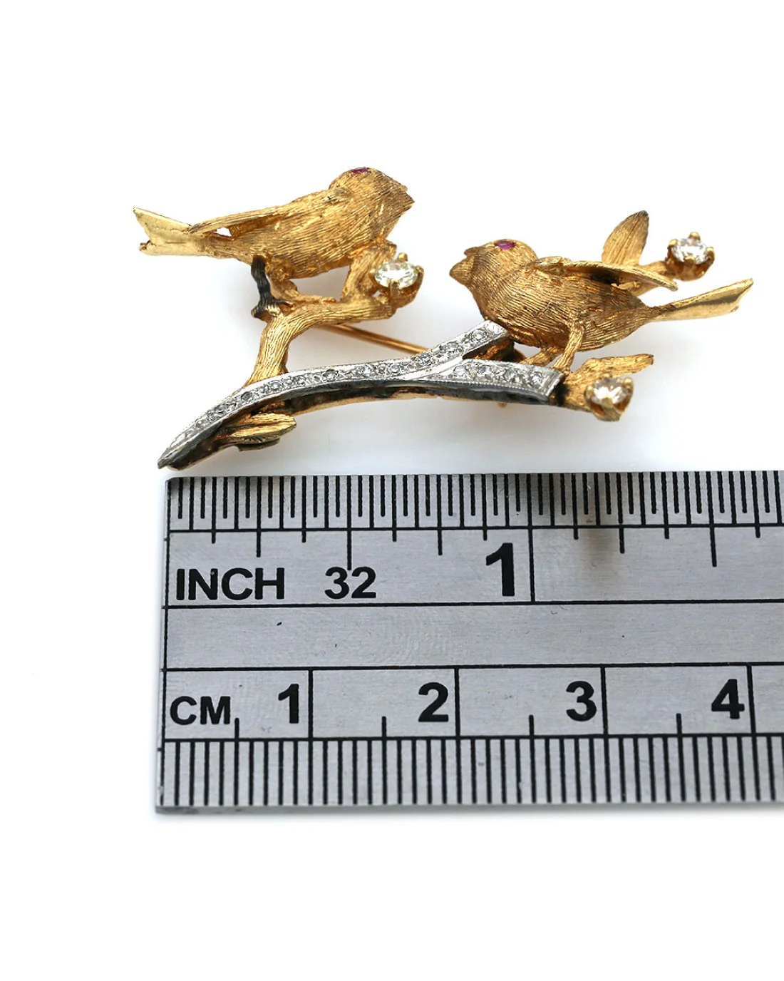Singing Birds on a Branch Pin - Image 3
