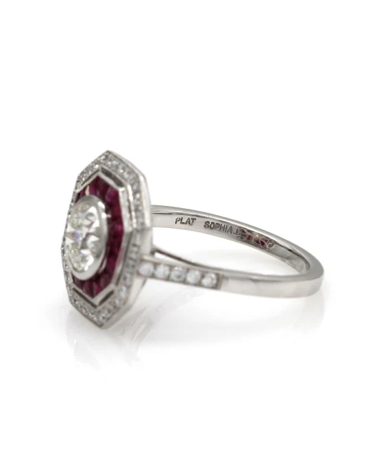 Sophia D 1.14ct VS2, I GIA Certified European Diamond Engagement Ring Platinum - Image 3