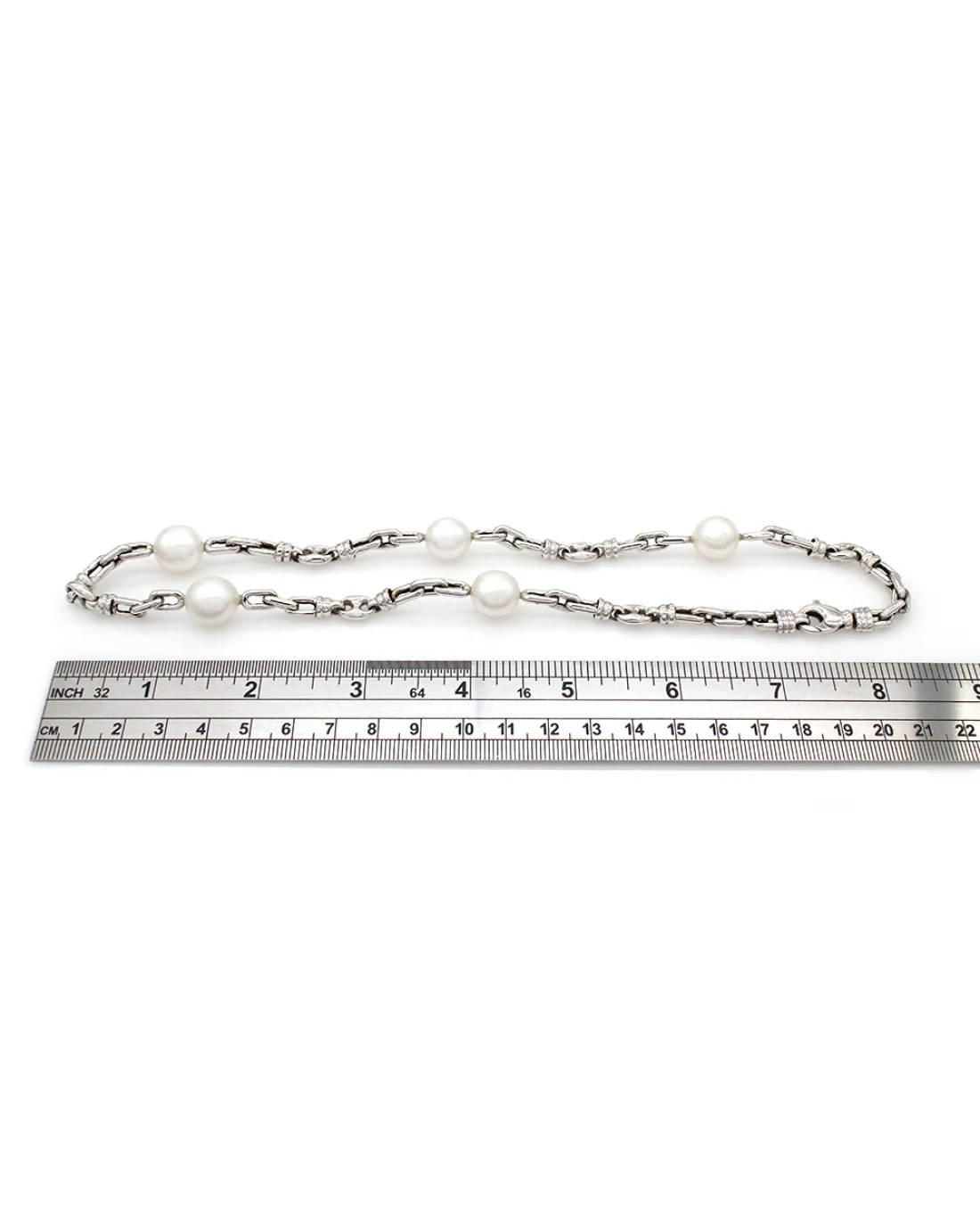 South Sea Pearl and Gold Chain Necklace - Image 4