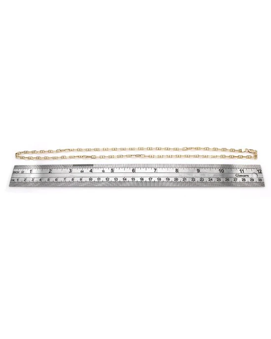 Square Mariner Link Chain Necklace - Image 3