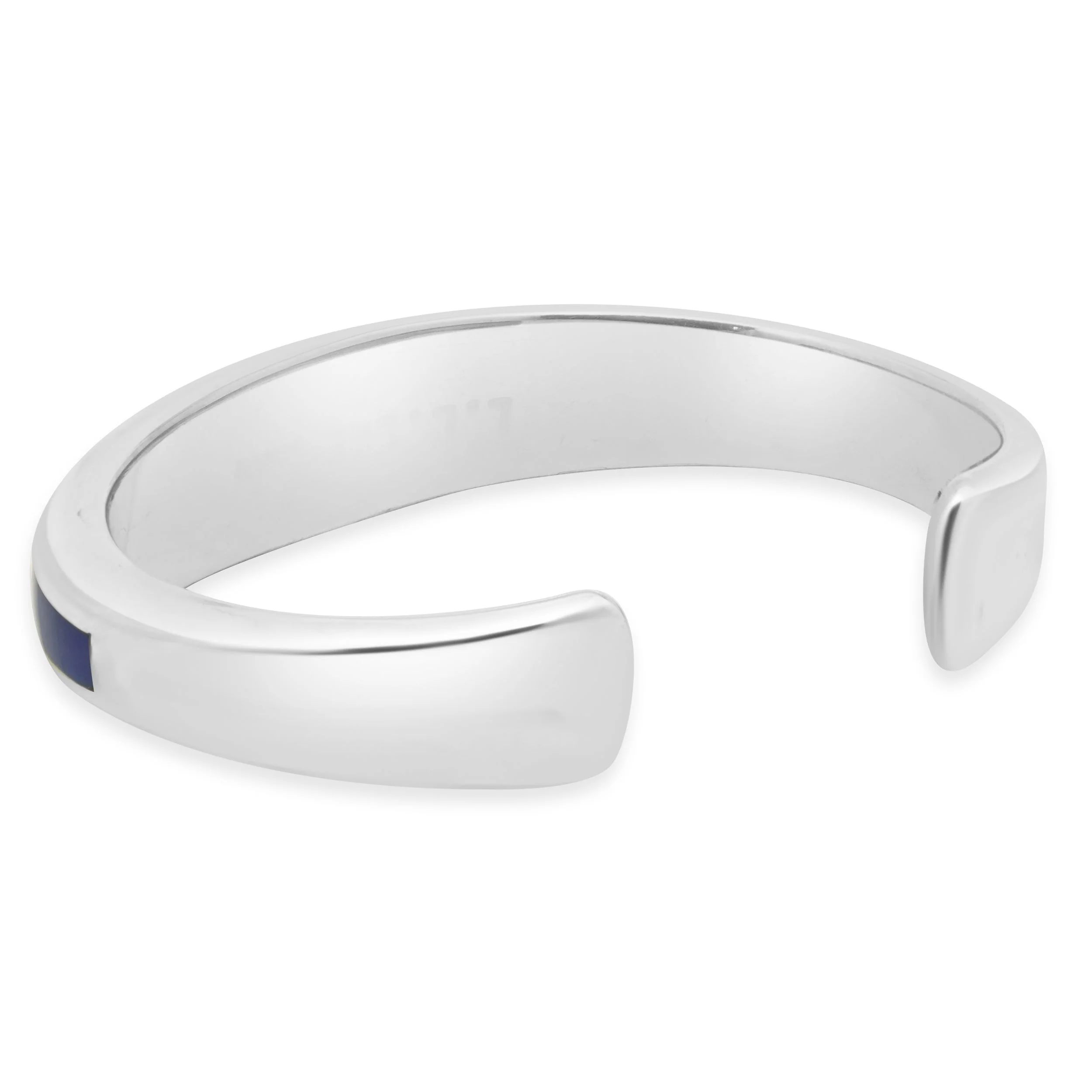 Sterling Silver Lapis Cuff Bracelet - Image 3