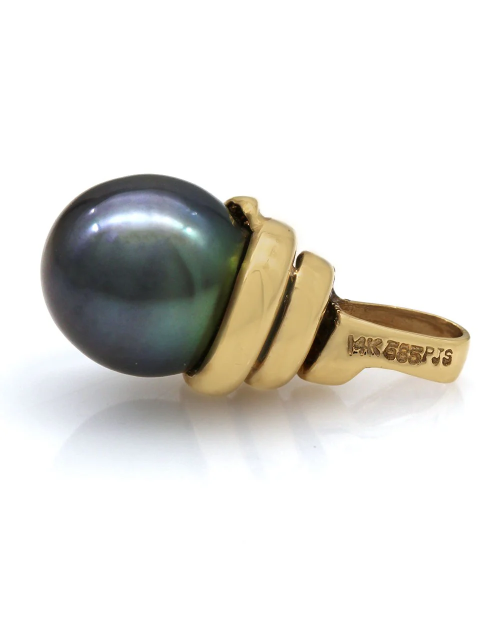 Tahitian Pearl and Diamond Pendant - Image 2