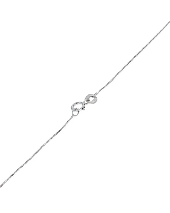 Three Stone Graduating Diamond Drop Necklace - Image 2