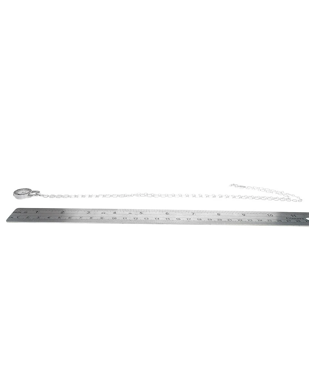 Tiffany 1837 Padlock Watch on Silver Chain Necklace - Image 3