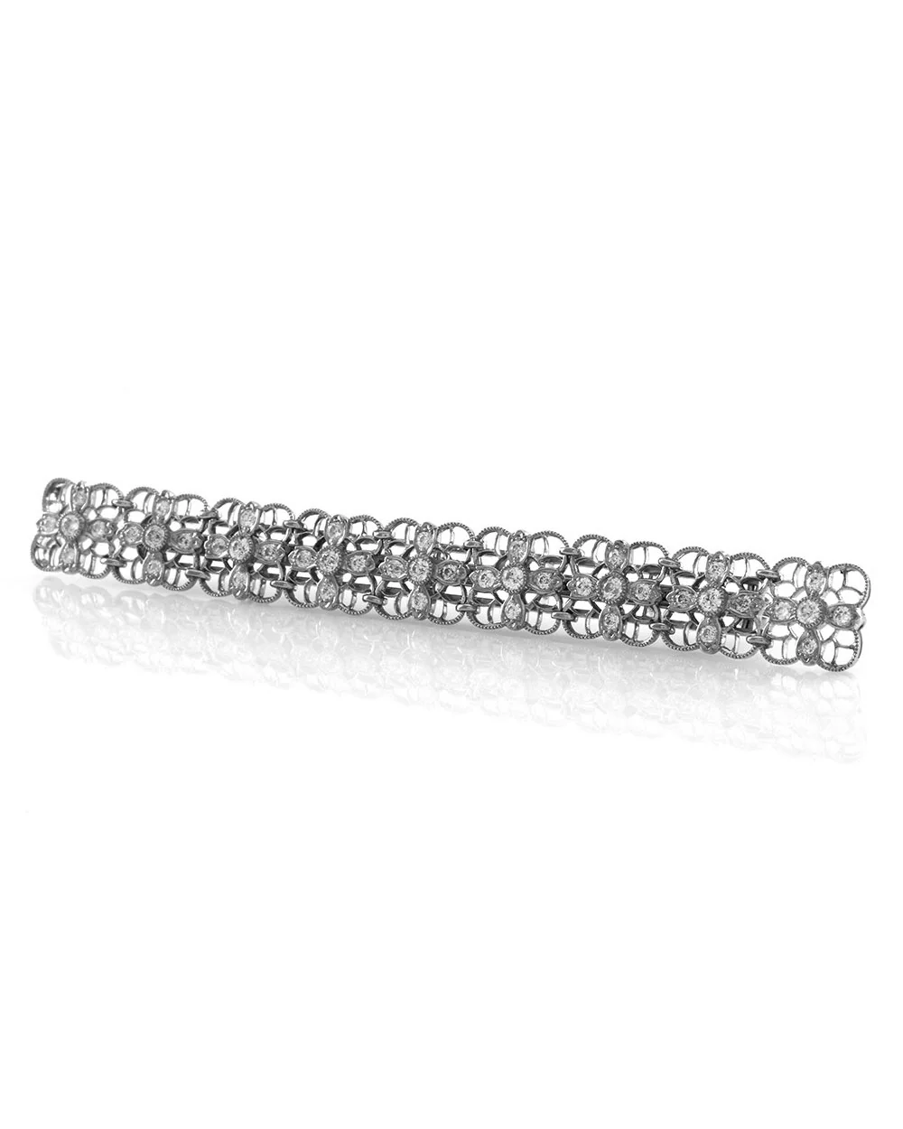 Tiffany & Co. Art Deco Diamond Bar Pin in Platinum - Image 2
