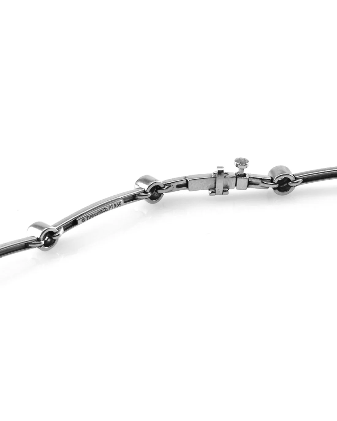 Tiffany & Co. Diamond Station Necklace in Platinum - Image 3
