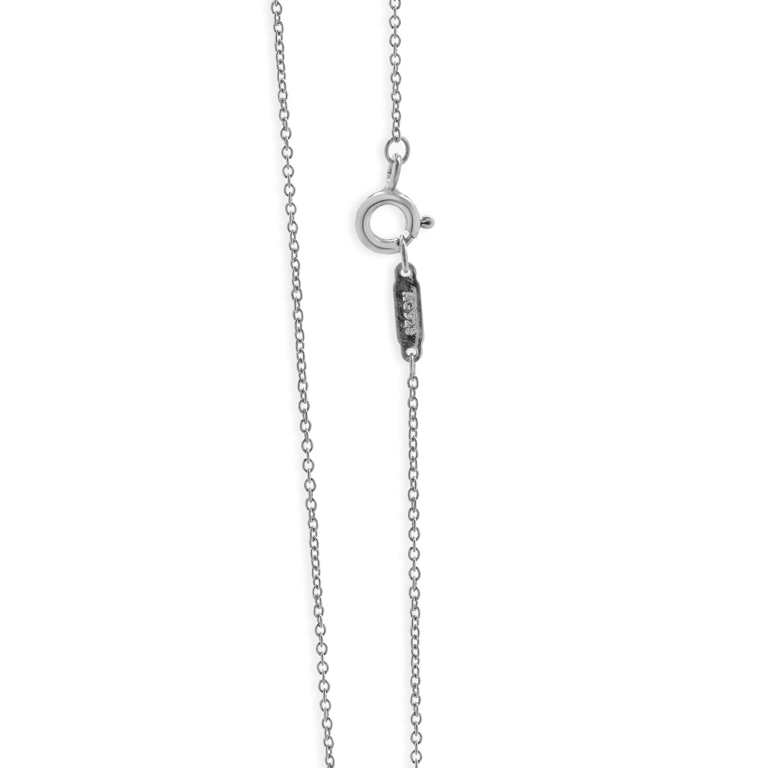 Tiffany & Co. Sterling Silver Enamel Beaded Heart Key Necklace - Image 4