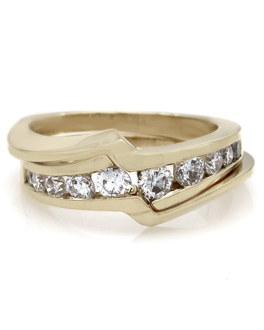 Two Piece Diamond Ring in Gold - Image 2
