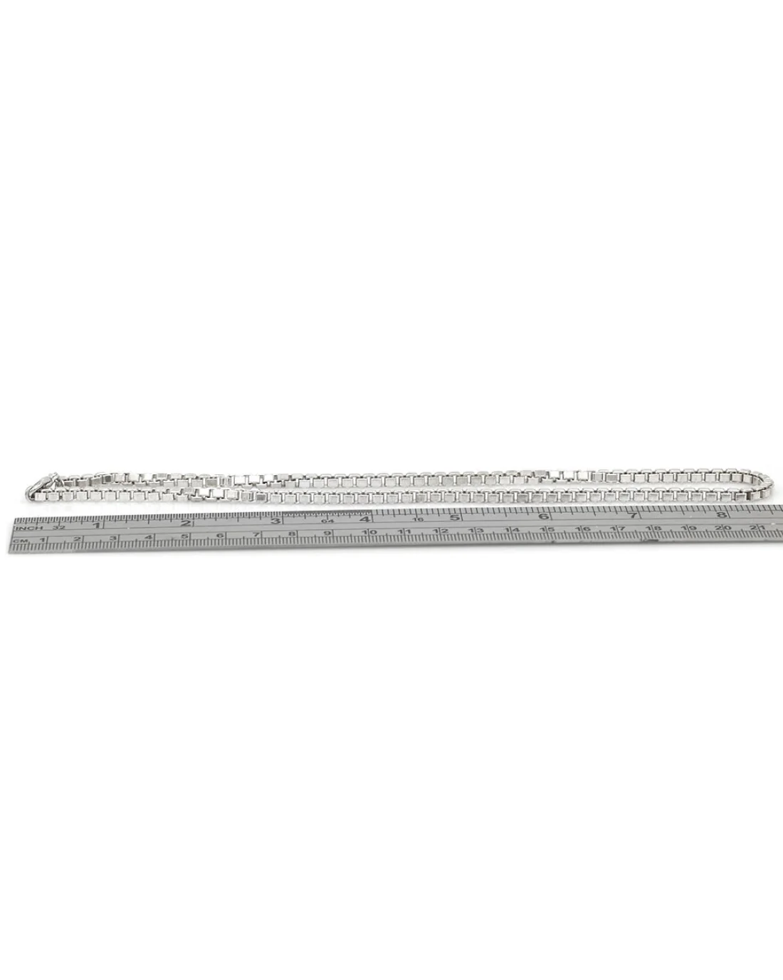 Venetian Box Chain Necklace in Sterling Silver - Image 3