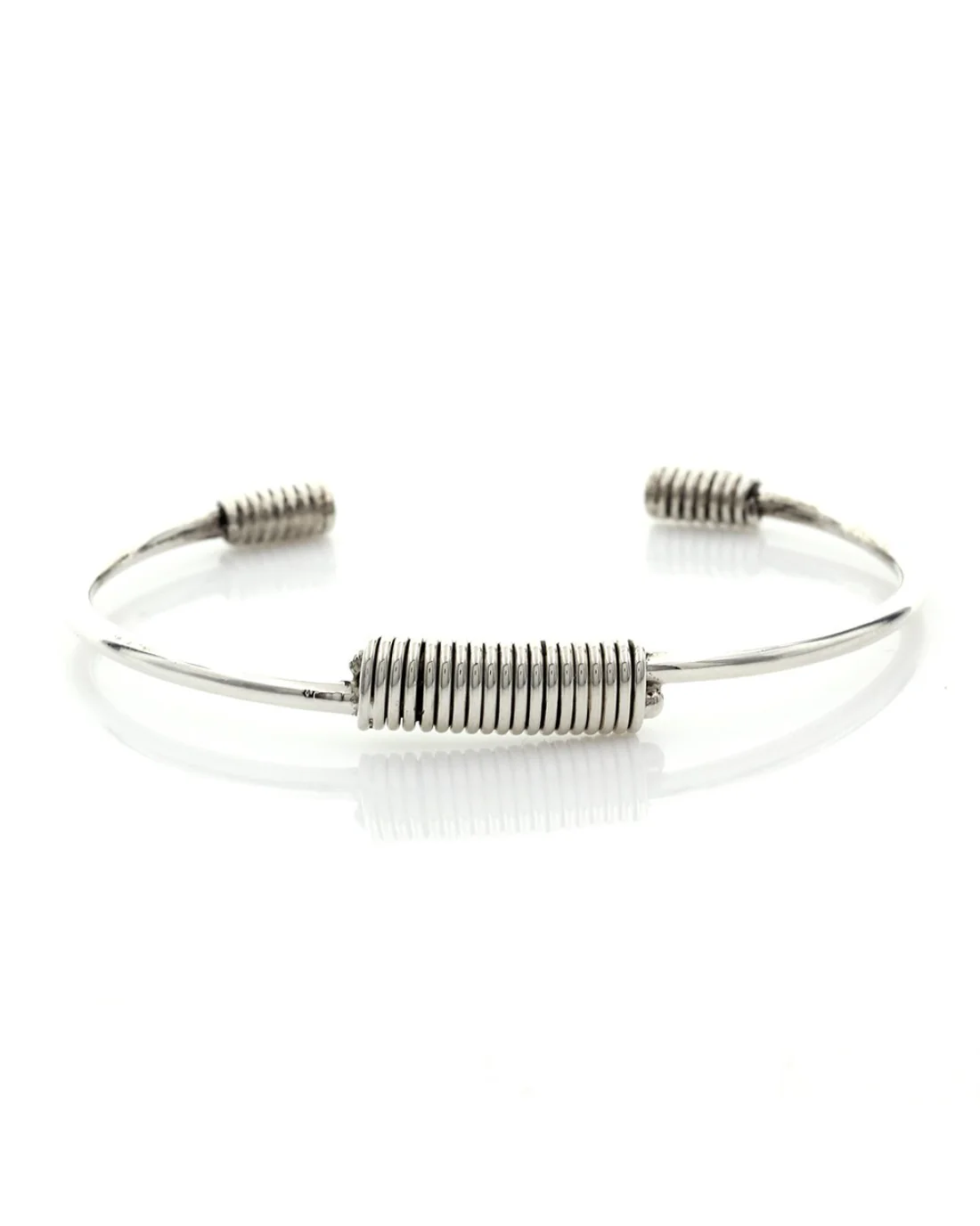 Wire Station Cuff in Silver - Image 2