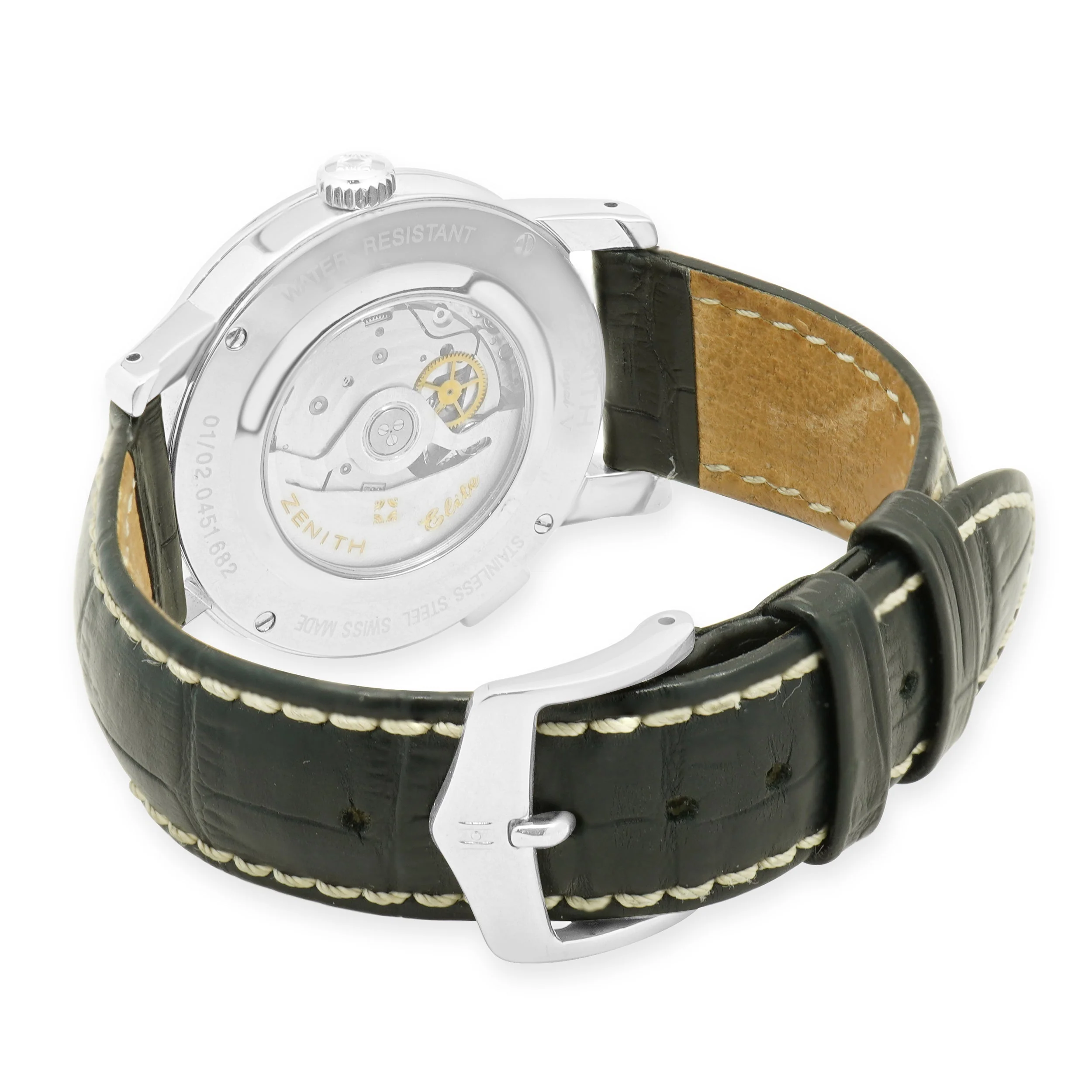 Zenith Stainless Steel Elite Port Royal V Silver Dial 39mm - Image 2