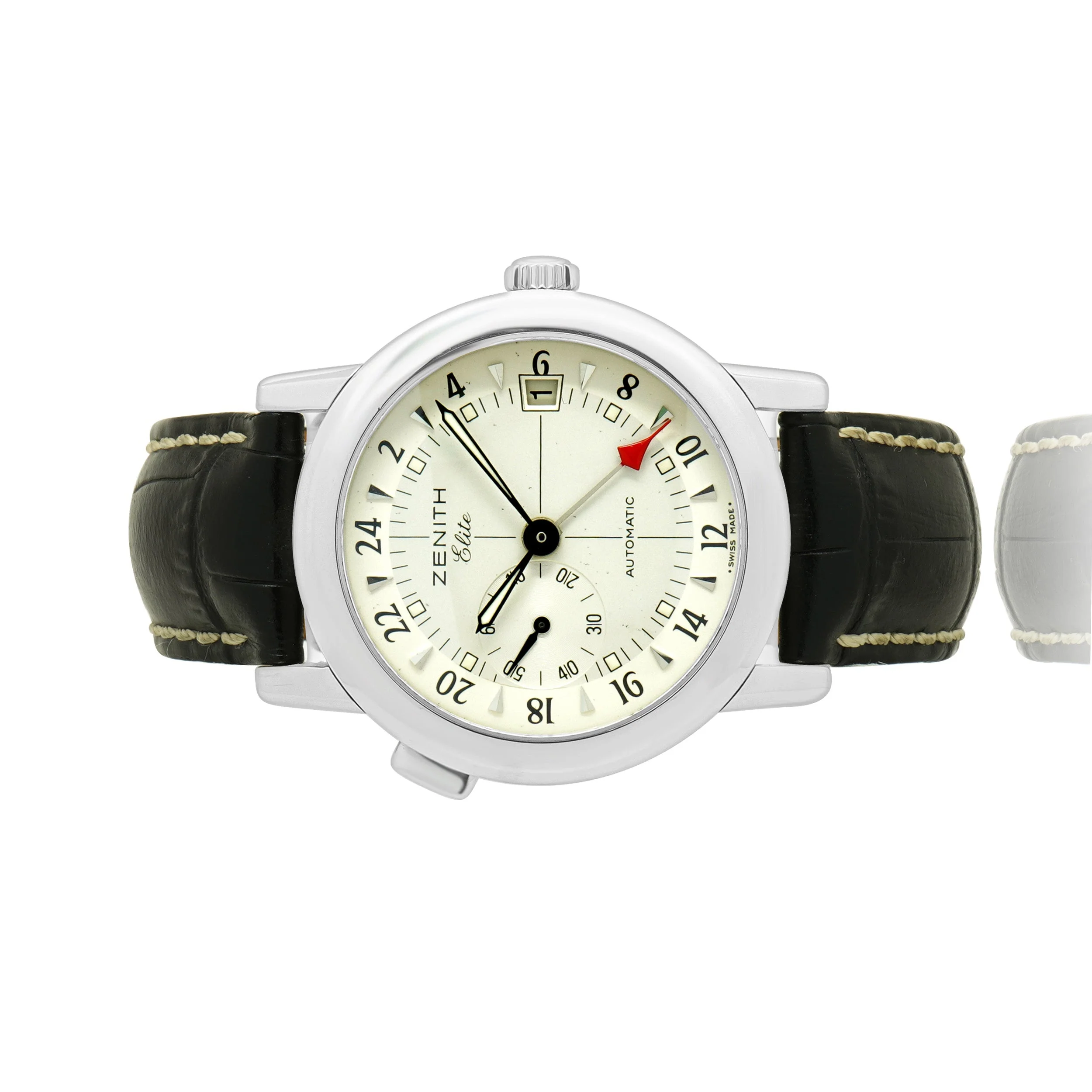 Zenith Stainless Steel Elite Port Royal V Silver Dial 39mm - Image 4